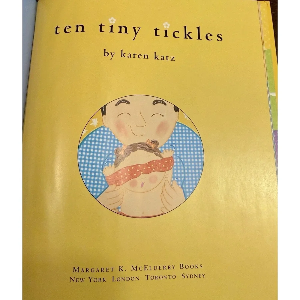 Karen Katz Ten Tiny Tickles Kids Board Book Counting‎ Story